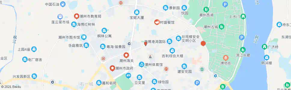 潮州金信大厦_公交站地图_潮州公交_妙搜公交查询2025