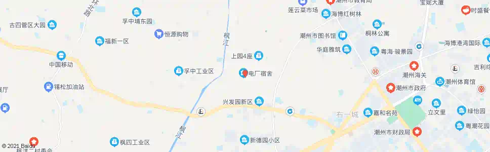 潮州金华路口_公交站地图_潮州公交_妙搜公交查询2025