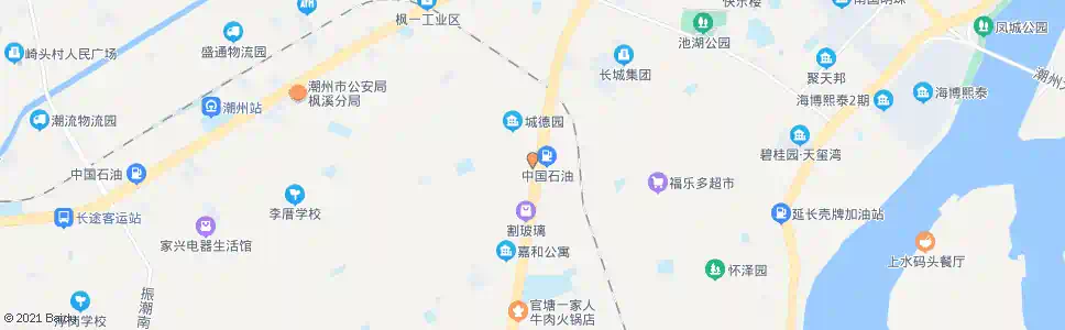 潮州白塔_公交站地图_潮州公交_妙搜公交查询2025