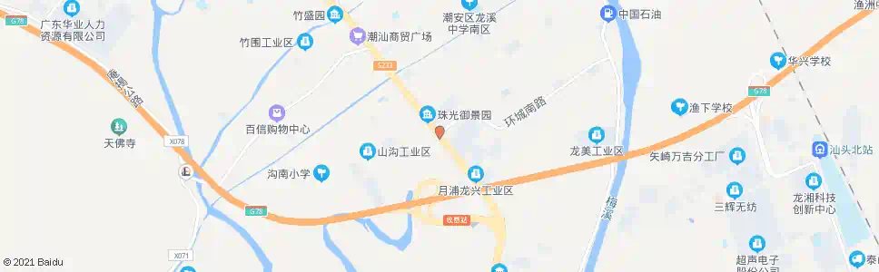 潮州砚前_公交站地图_潮州公交_妙搜公交查询2025
