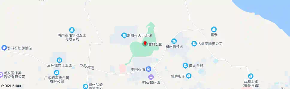 潮州富丽公园_公交站地图_潮州公交_妙搜公交查询2025
