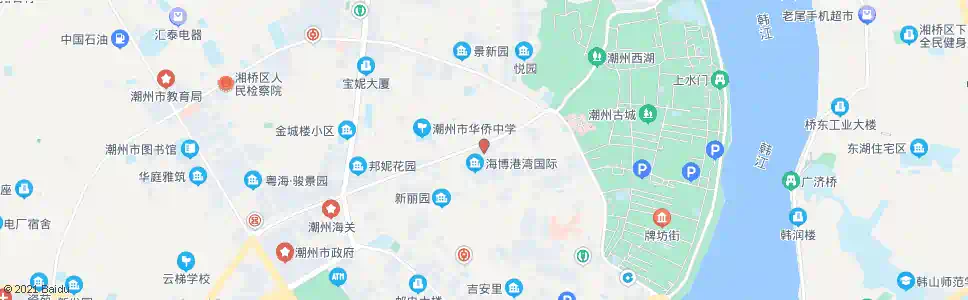潮州汕头花园宾馆_公交站地图_潮州公交_妙搜公交查询2025