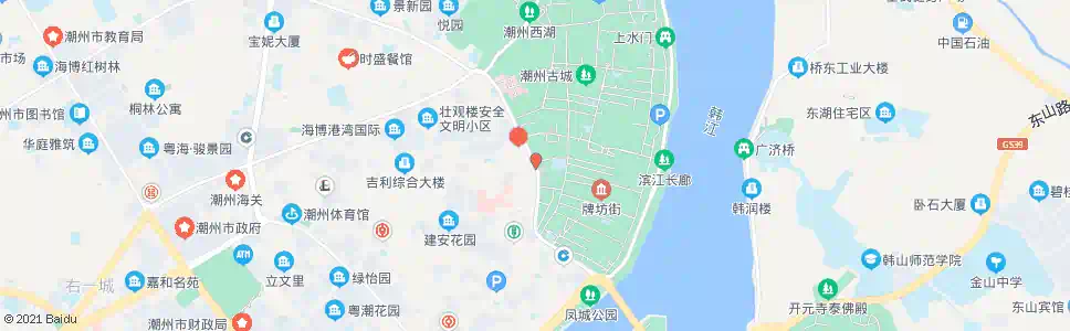 潮州城南小学_公交站地图_潮州公交_妙搜公交查询2025