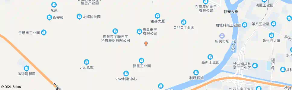 东莞日华厂_公交站地图_东莞公交_妙搜公交查询2025