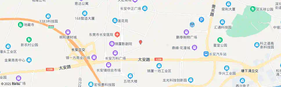 东莞长安中学正门_公交站地图_东莞公交_妙搜公交查询2025