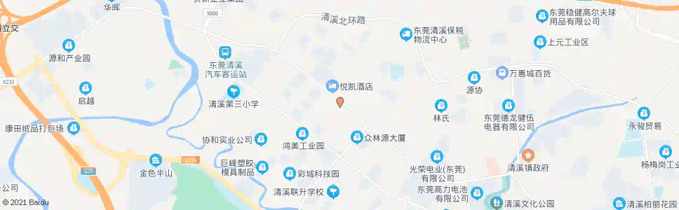 东莞浮岗卫生站_公交站地图_东莞公交_妙搜公交查询2025