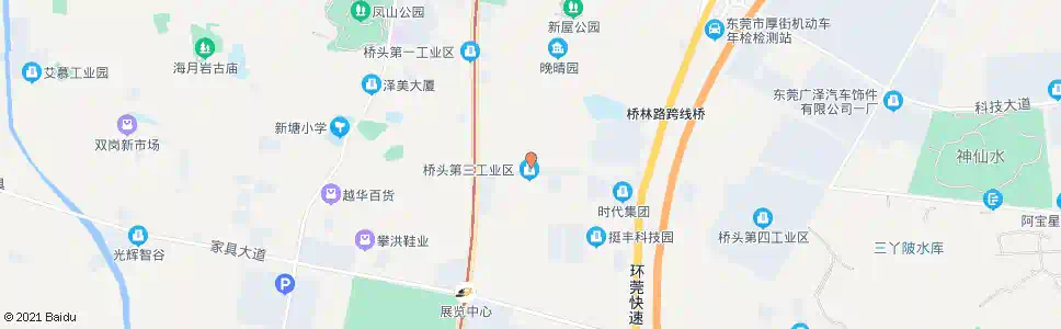 东莞桥南门诊部_公交站地图_东莞公交_妙搜公交查询2025