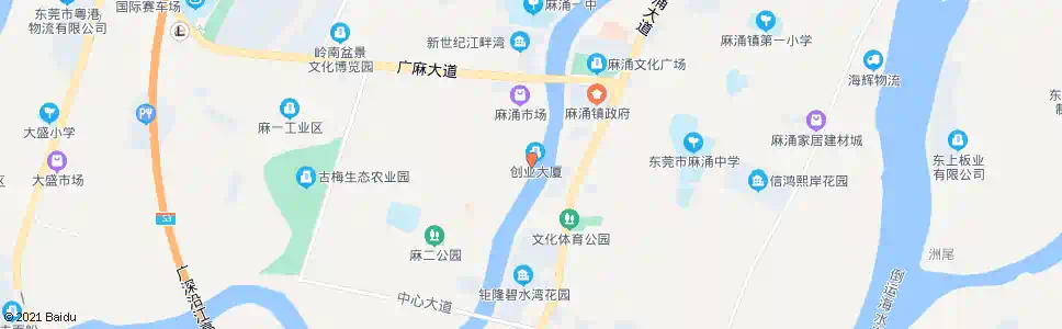东莞麻四村_公交站地图_东莞公交_妙搜公交查询2025