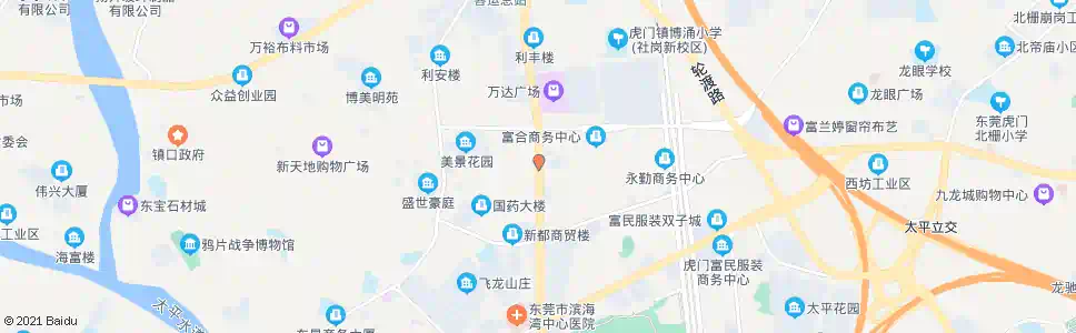东莞虎门国际服装机械城_公交站地图_东莞公交_妙搜公交查询2025