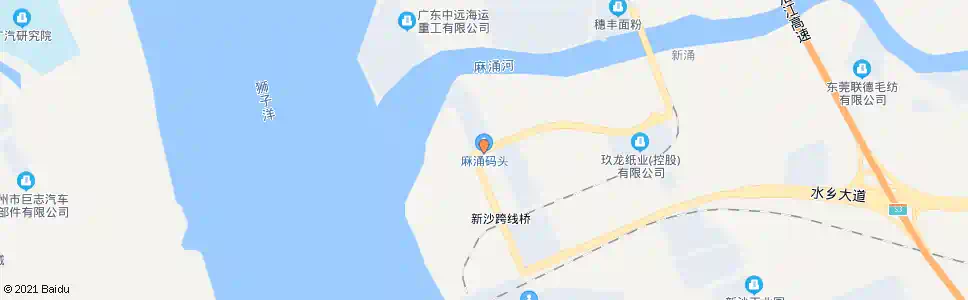 东莞麻涌码头_公交站地图_东莞公交_妙搜公交查询2025