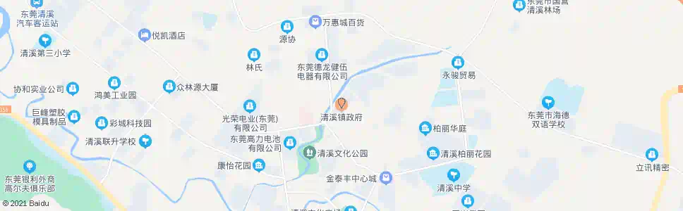 东莞塘厦清溪路口_公交站地图_东莞公交_妙搜公交查询2025