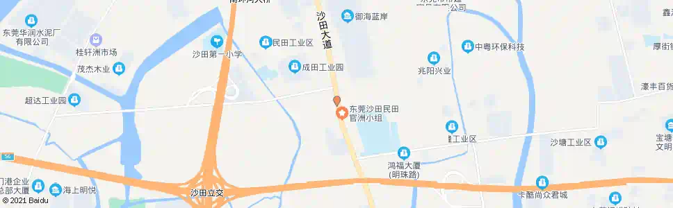 东莞泗沙路口_公交站地图_东莞公交_妙搜公交查询2025