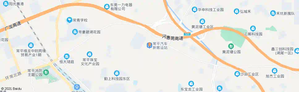 东莞常平汽车总站_公交站地图_东莞公交_妙搜公交查询2025