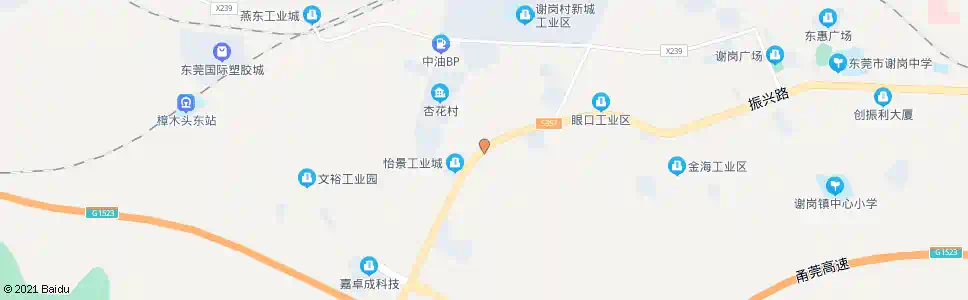 东莞杏花村_公交站地图_东莞公交_妙搜公交查询2025