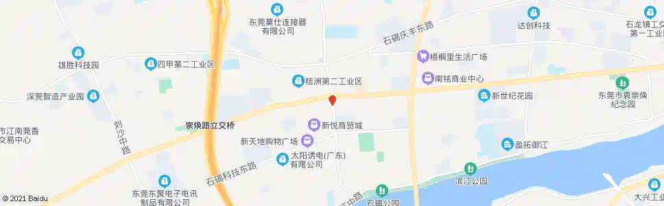 东莞石单南路_公交站地图_东莞公交_妙搜公交查询2025