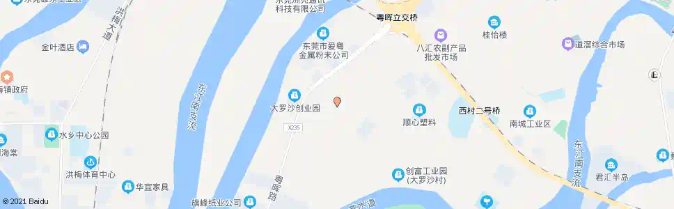 东莞大罗沙村委_公交站地图_东莞公交_妙搜公交查询2025