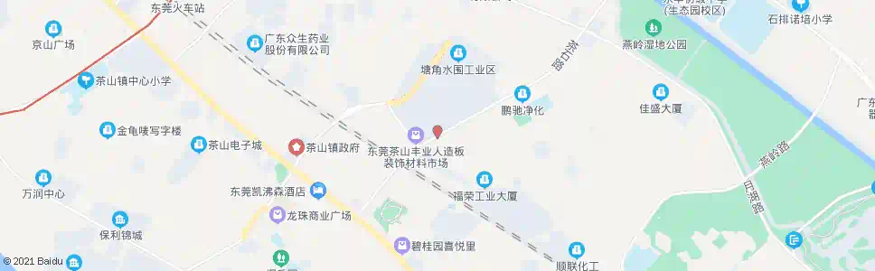 东莞丰业夹板市场_公交站地图_东莞公交_妙搜公交查询2025