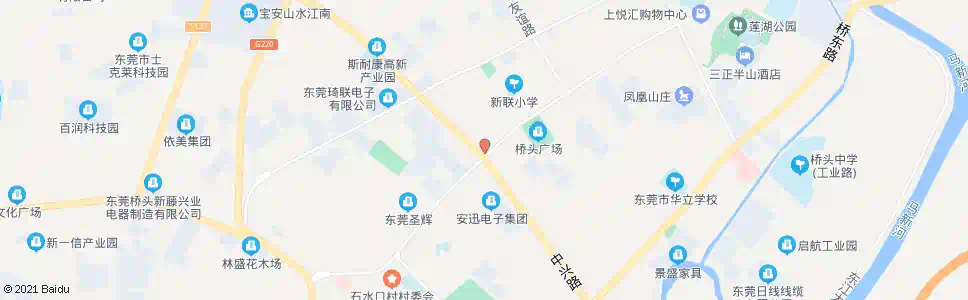 东莞东莞银行桥头支行_公交站地图_东莞公交_妙搜公交查询2025
