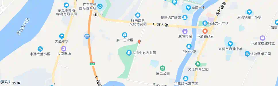 东莞麻一村口_公交站地图_东莞公交_妙搜公交查询2025