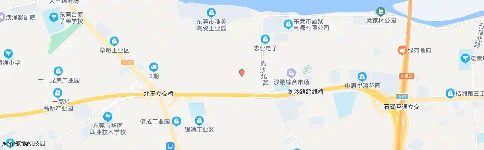 东莞南沙头村_公交站地图_东莞公交_妙搜公交查询2025