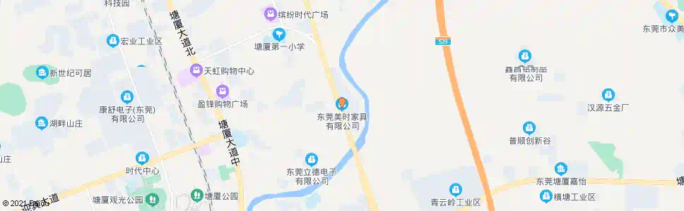 东莞美时家具厂_公交站地图_东莞公交_妙搜公交查询2025