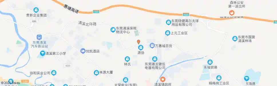 东莞松岗一街_公交站地图_东莞公交_妙搜公交查询2025