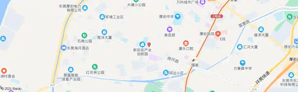 东莞富民站_公交站地图_东莞公交_妙搜公交查询2025