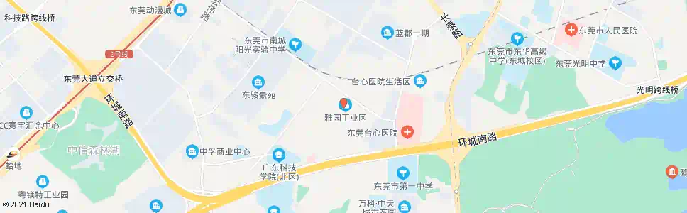 东莞雅园_公交站地图_东莞公交_妙搜公交查询2025