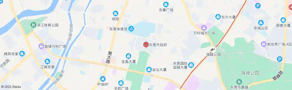 东莞镇政府南_公交站地图_东莞公交_妙搜公交查询2025