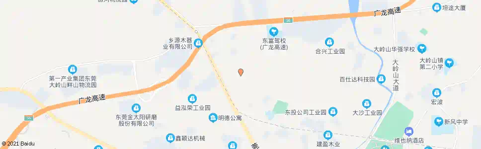 东莞梅林市场_公交站地图_东莞公交_妙搜公交查询2025