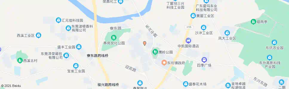 东莞骏发工业区_公交站地图_东莞公交_妙搜公交查询2025