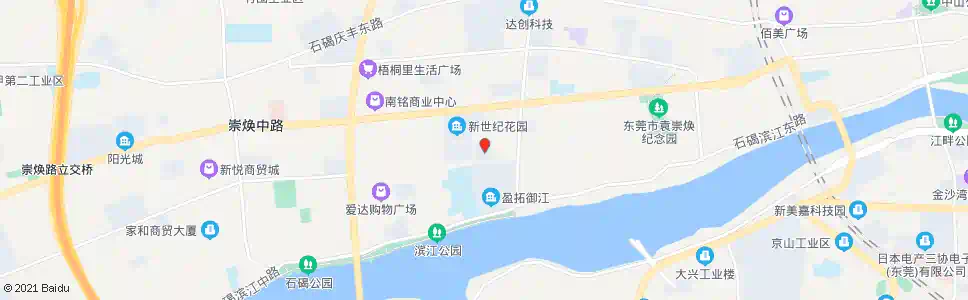东莞水南脉洲路口_公交站地图_东莞公交_妙搜公交查询2025