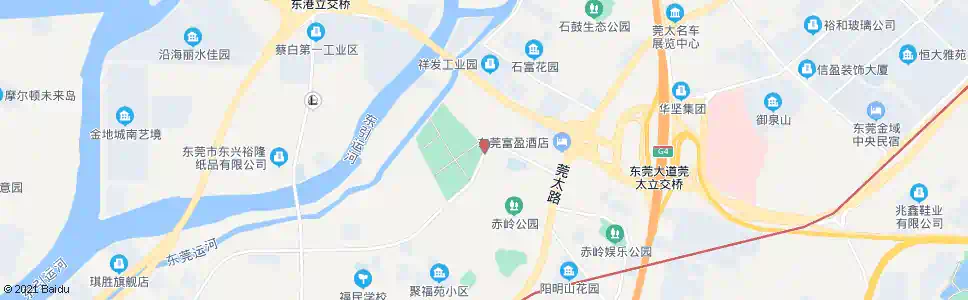 东莞农田示范区_公交站地图_东莞公交_妙搜公交查询2025