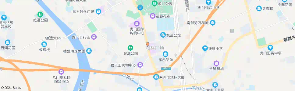 东莞创业天虹商场_公交站地图_东莞公交_妙搜公交查询2025