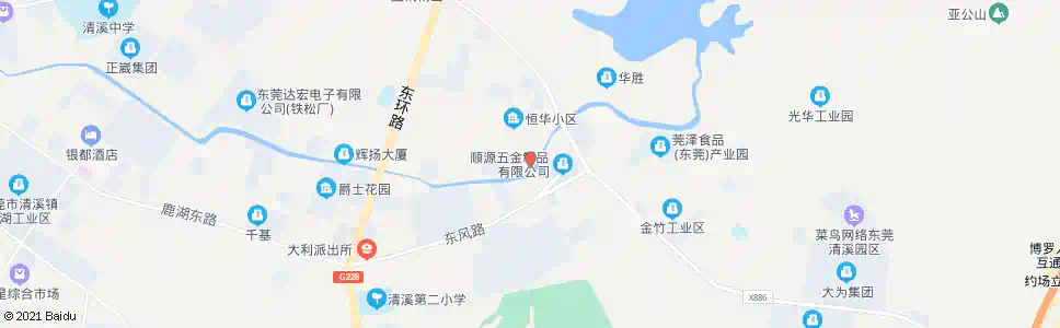 东莞铁矢岭村_公交站地图_东莞公交_妙搜公交查询2025