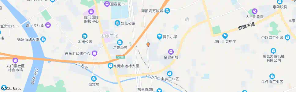 东莞小捷滘社区_公交站地图_东莞公交_妙搜公交查询2025