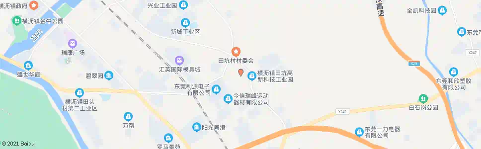 东莞广田圩_公交站地图_东莞公交_妙搜公交查询2025