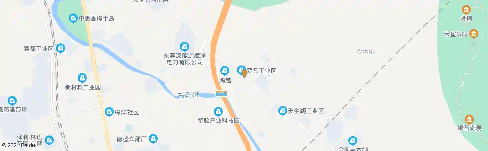 东莞罗马一桥_公交站地图_东莞公交_妙搜公交查询2025