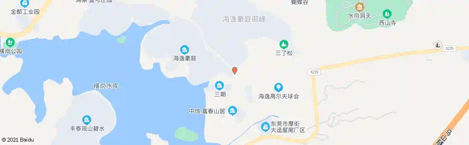 东莞海逸豪庭东_公交站地图_东莞公交_妙搜公交查询2025
