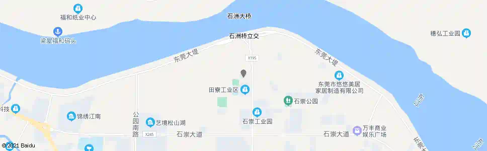 东莞田寮村委路口(东莞)_公交站地图_东莞公交_妙搜公交查询2025