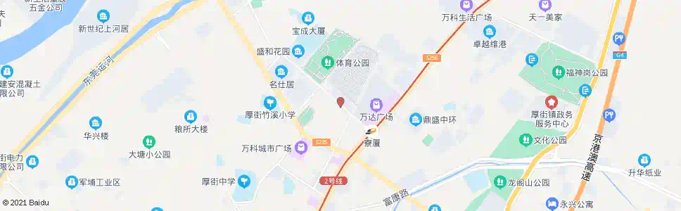 东莞香榭丽_公交站地图_东莞公交_妙搜公交查询2025