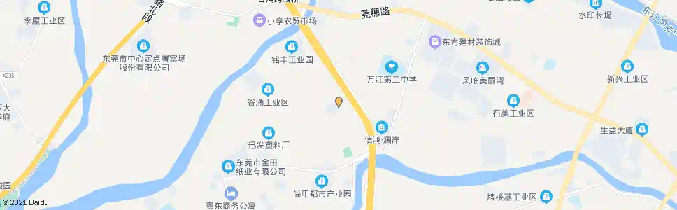 东莞严屋社区_公交站地图_东莞公交_妙搜公交查询2025
