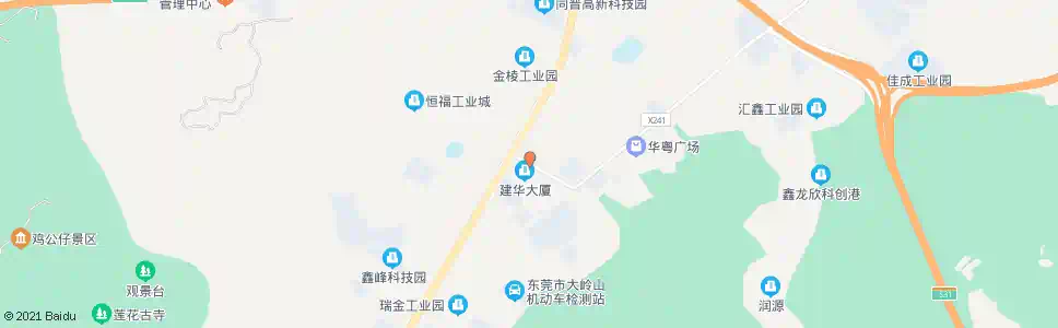 东莞杨朗路口_公交站地图_东莞公交_妙搜公交查询2025