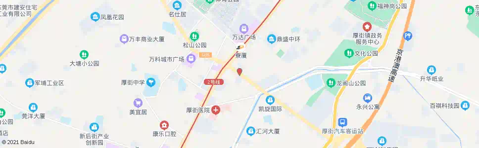 东莞工商分局_公交站地图_东莞公交_妙搜公交查询2025
