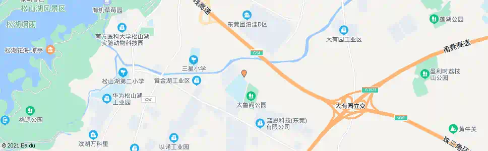 东莞台科花园_公交站地图_东莞公交_妙搜公交查询2025