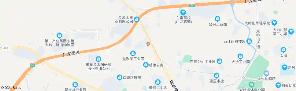 东莞梅林光顺厂_公交站地图_东莞公交_妙搜公交查询2025