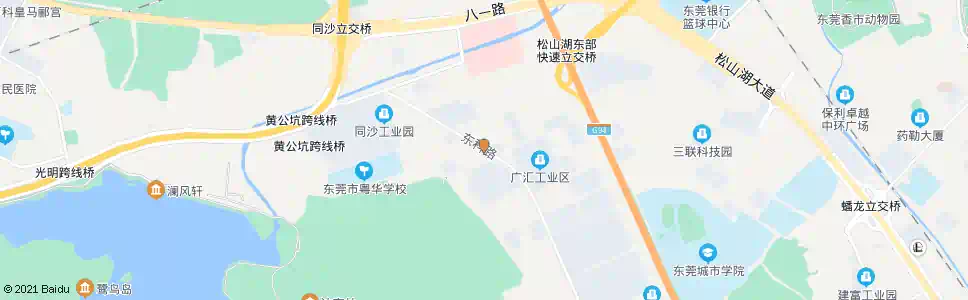 东莞园区二站_公交站地图_东莞公交_妙搜公交查询2025
