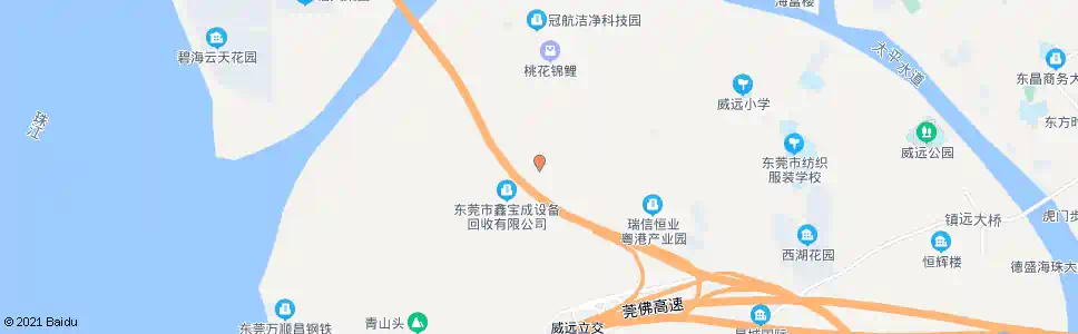 东莞甘竹园_公交站地图_东莞公交_妙搜公交查询2025