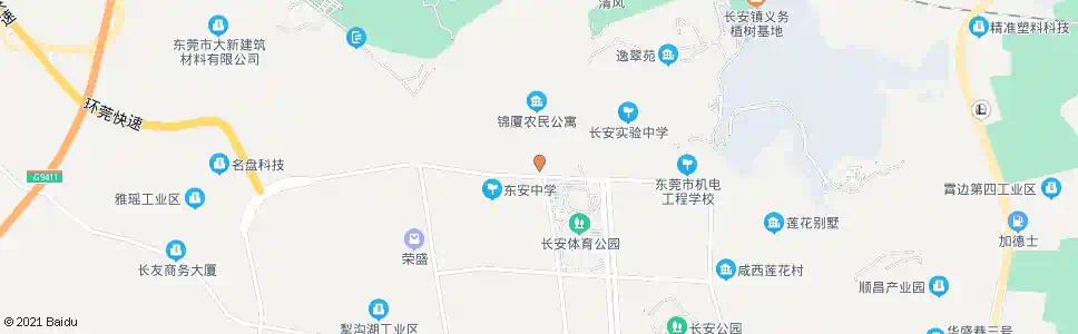 东莞锦厦农民公寓南门_公交站地图_东莞公交_妙搜公交查询2025