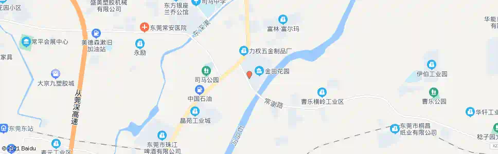 东莞金田花园_公交站地图_东莞公交_妙搜公交查询2025